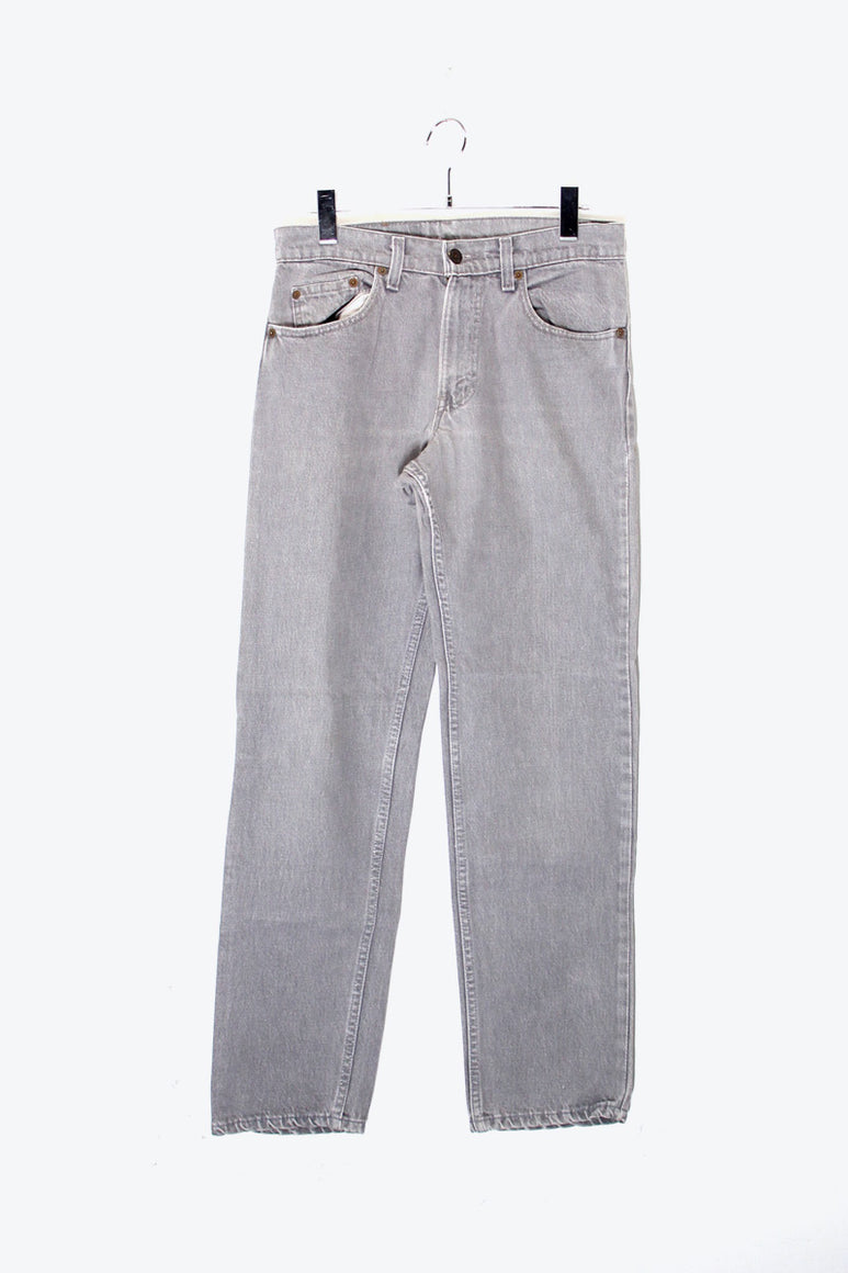 MADE IN USA 97'S 506 DENIM PANTS / GREY WASH [SIZE: W30L30 USED]