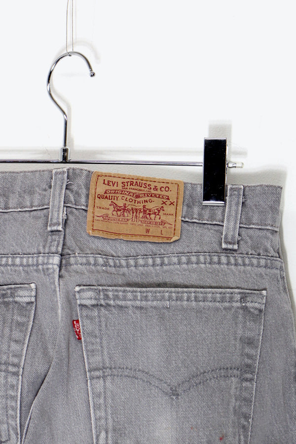 MADE IN USA 97'S 506 DENIM PANTS / GREY WASH [SIZE: W30L30 USED]