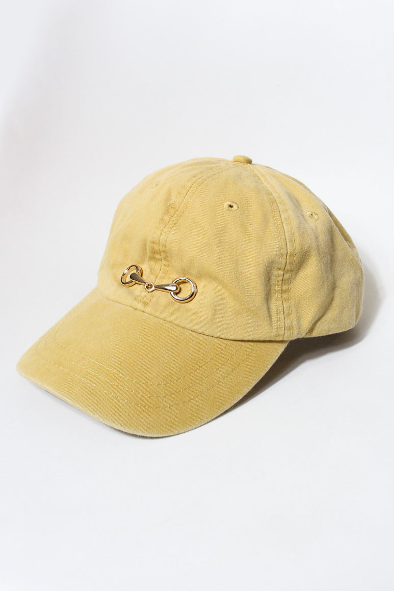 HORSEBIT COTTON CAP / YELLOW [SIZE: ONE SIZE USED]