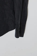 画像をギャラリービューアに読み込む, MADE IN CANADA L/S STAND-COLLAR TENCEL SHIRT / BLACK [SIZE: L USED]
