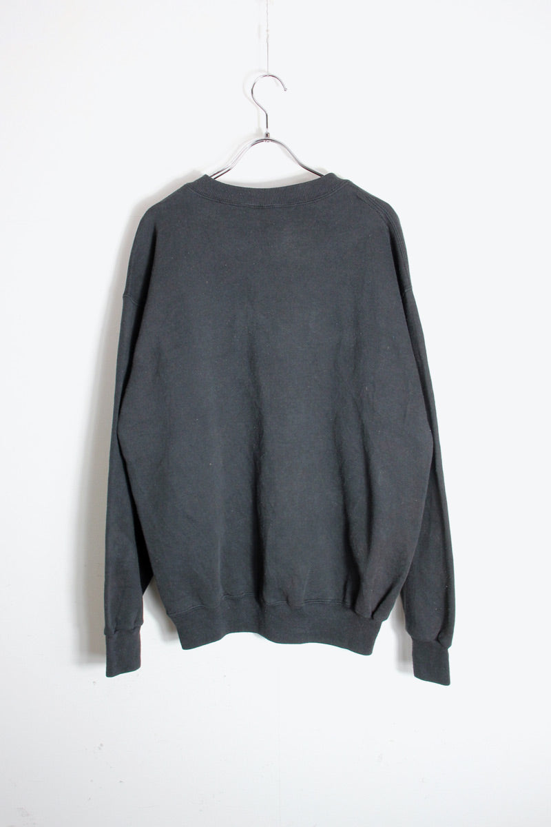 90's HARD ROCK CAFE BOSTON SWEATSHIRT / BLACK [SIZE: L equivalent USED]