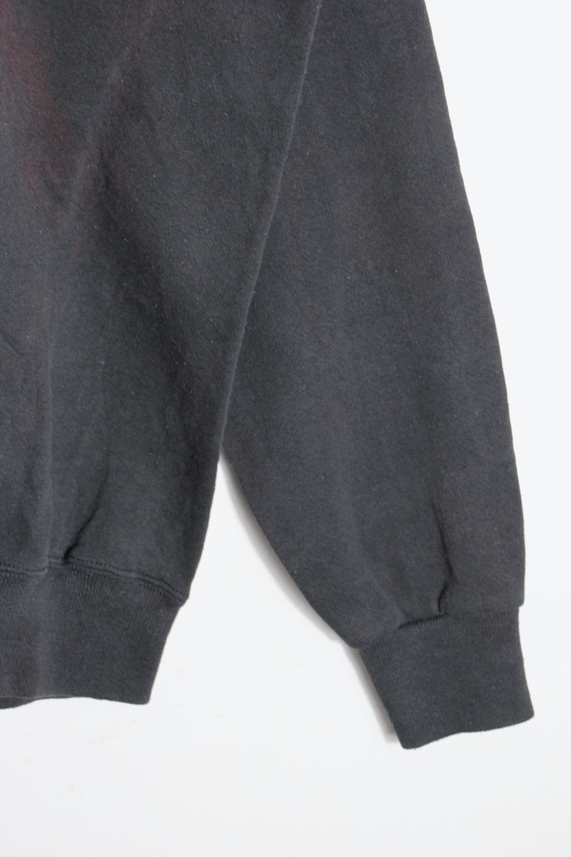90's HARD ROCK CAFE BOSTON SWEATSHIRT / BLACK [SIZE: L equivalent USED]