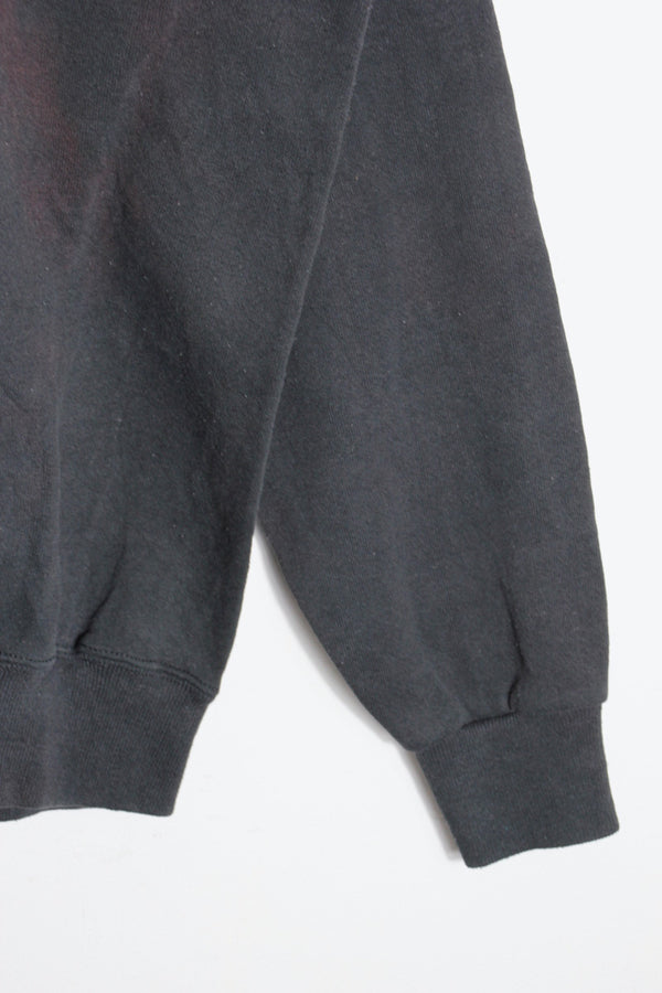 90's HARD ROCK CAFE BOSTON SWEATSHIRT / BLACK [SIZE: L equivalent USED]