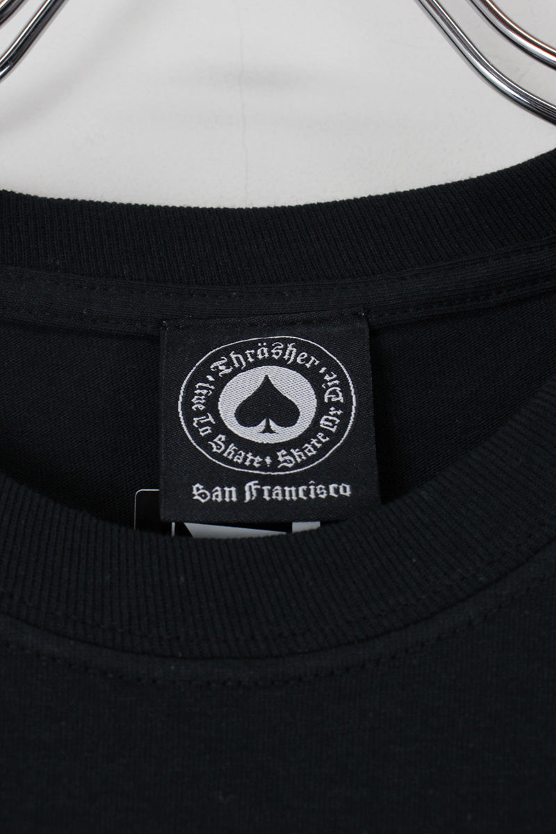 FLAME LOGO L/S TEE / BLACK [NEW]