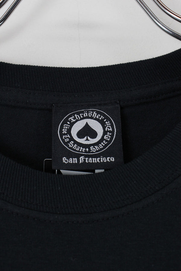 FLAME LOGO L/S TEE / BLACK [NEW]