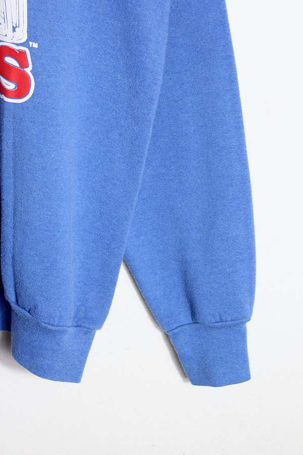 MADE IN USA 90'S NFL NY GIANTS SWEATSHIRT / BLUE [SIZE: XL USED]