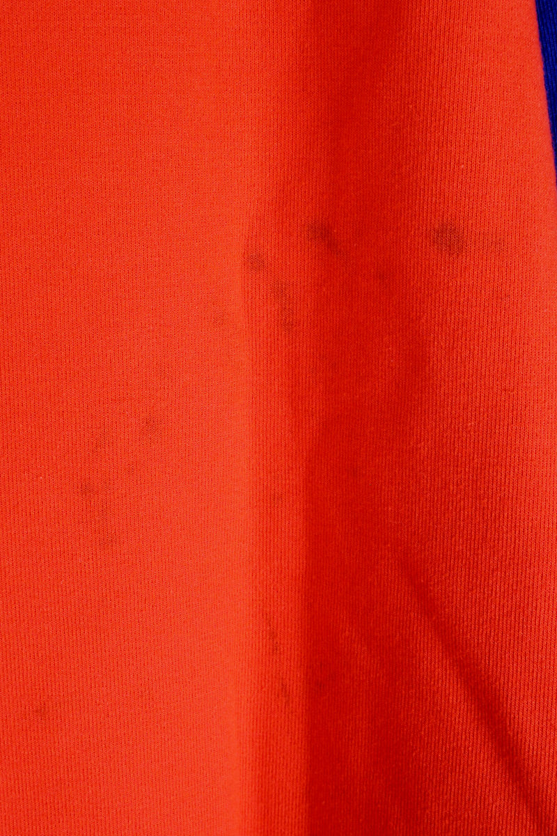 HI TECH CLIMB COLOR BLOCK SWEAT SHIRT / ORANGE [SIZE: M USED]