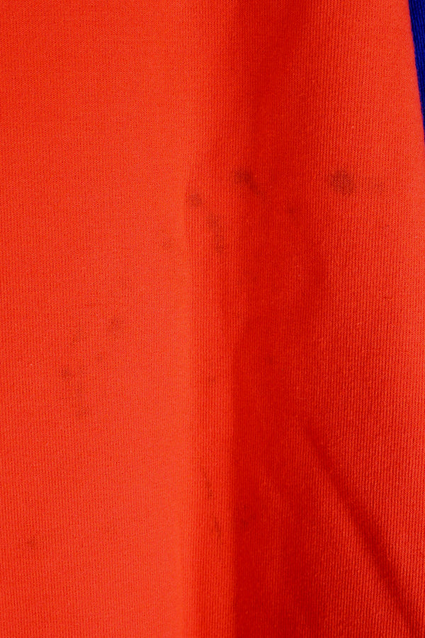HI TECH CLIMB COLOR BLOCK SWEAT SHIRT / ORANGE [SIZE: M USED]