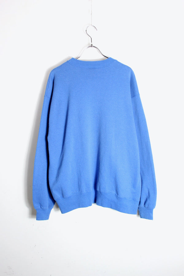 MADE IN USA 90'S NFL NY GIANTS SWEATSHIRT / BLUE [SIZE: L USED]