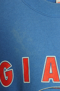MADE IN USA 90'S NFL NY GIANTS SWEATSHIRT / BLUE [SIZE: L USED]