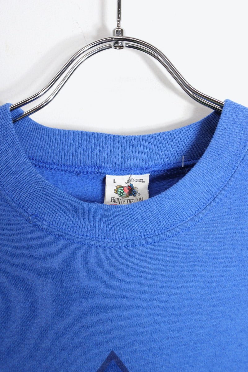 MADE IN USA 90'S NFL NY GIANTS SWEATSHIRT / BLUE [SIZE: L USED]