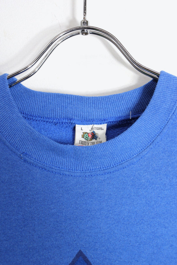 MADE IN USA 90'S NFL NY GIANTS SWEATSHIRT / BLUE [SIZE: L USED]
