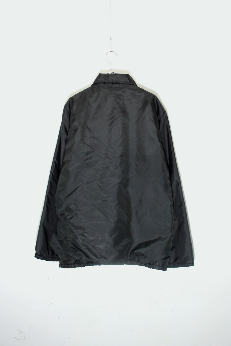 80'S NYLON COACH JACKET / BLACK [ SIZE:S USED ]