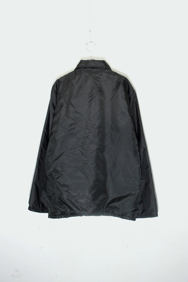 80'S NYLON COACH JACKET / BLACK [ SIZE:S USED ]