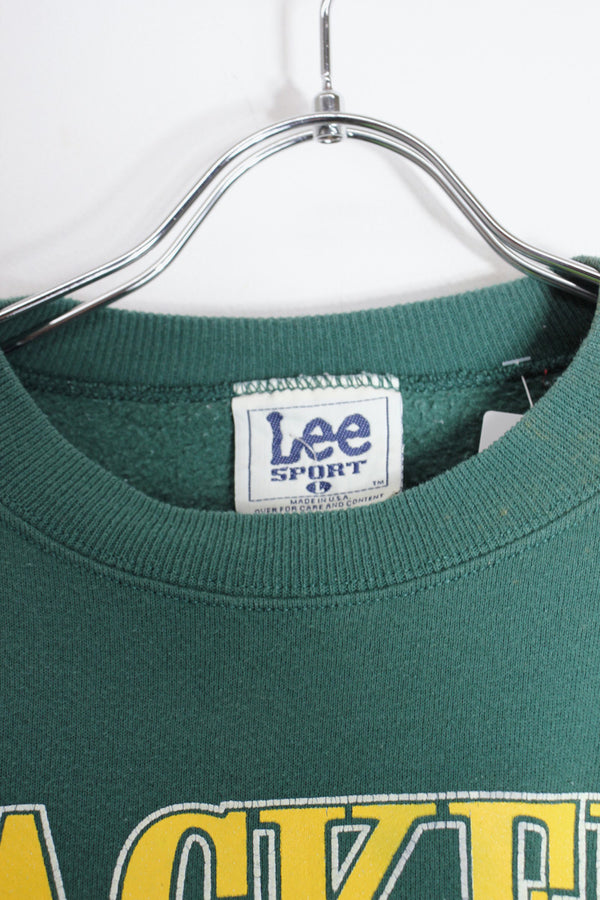 MADE IN USA 90'S NFL GREEN BAY PACKERS SWEATSHIRT / GREEN [SIZE: L USED]