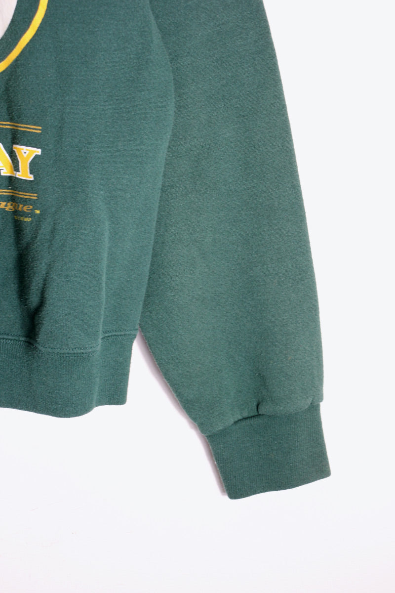 MADE IN USA 90'S NFL GREEN BAY PACKERS SWEATSHIRT / GREEN [SIZE: L USED]