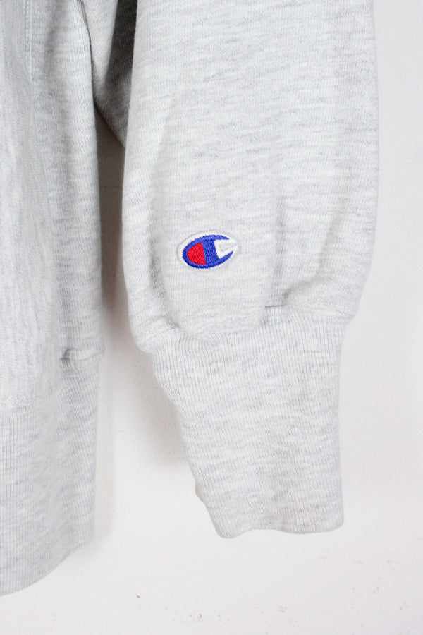 MADE IN USA 90'S NORTHWESTERN COLLEGE REVERSE WEAVE SWEATSHIRT / GREY [SIZE: L equivalent USED]