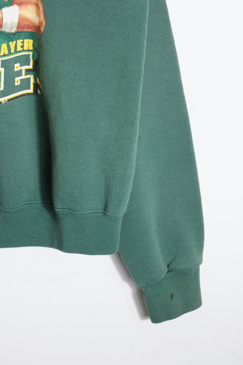 90'S NFL GREEN BAY PACKERS SWEATSHIRT / GREEN [SIZE: XL USED]