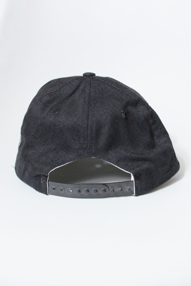 MADE IN USA 99'S AMERICAN LEAGUE NY YANKEES SNAPBACK BASEBALL CAP / BLACK [SIZE: ONE SIZE USED]