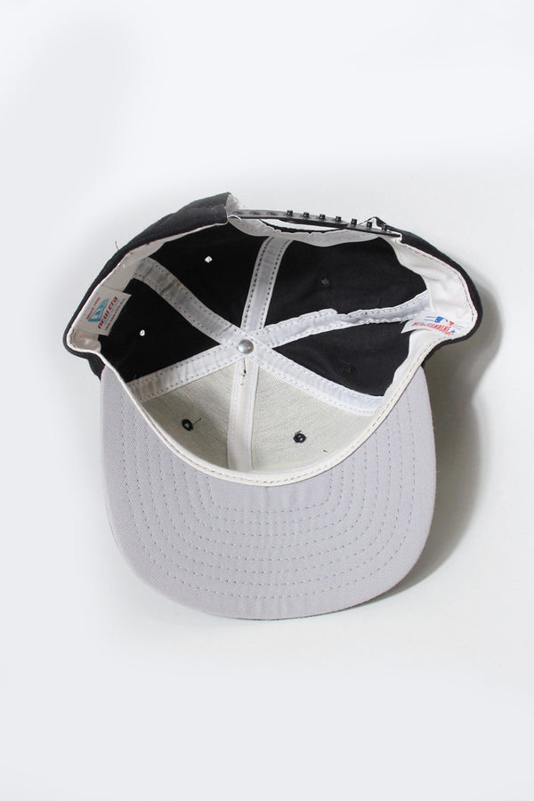 MADE IN USA 99'S AMERICAN LEAGUE NY YANKEES SNAPBACK BASEBALL CAP / BLACK [SIZE: ONE SIZE USED]