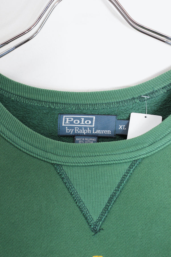 90'S INDIAN SPRINGS SWEATSHIRT / GREEN [SIZE: XL USED]