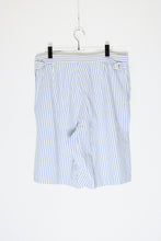 画像をギャラリービューアに読み込む, 90&#39;S STRIPE GURKHA SHORTS / WHITE/BLUE [SIZE: 30相当 USED]
