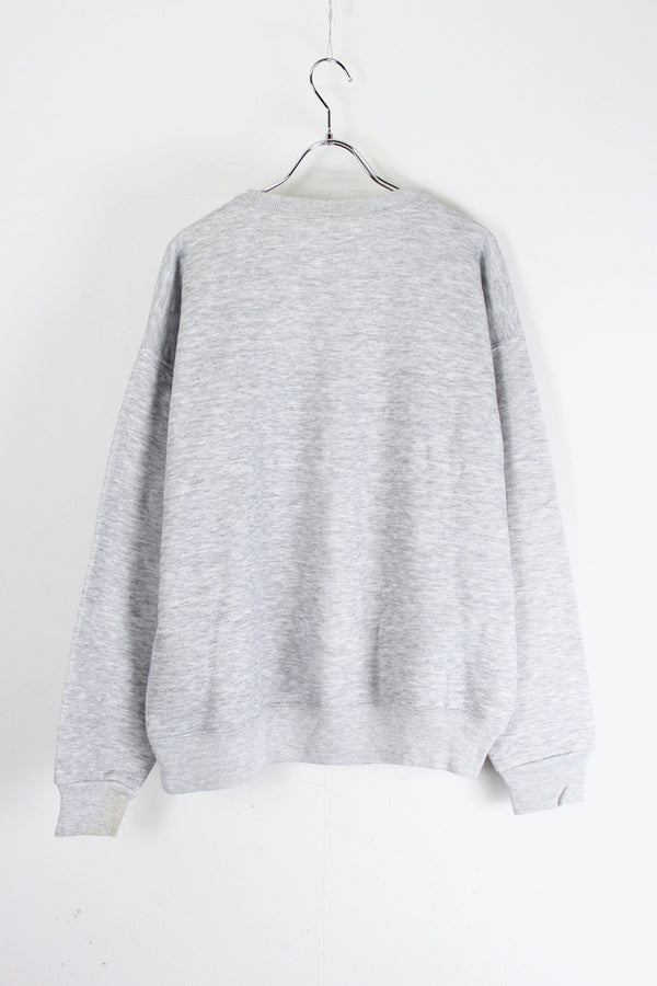 MADE IN USA 90'S ONE POINT SWEATSHIRT / GREY [SIZE: L USED]