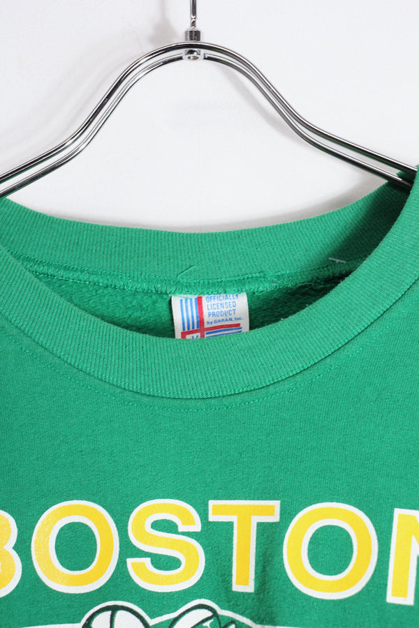 MADE IN USA 90'S NBA BOSTON CELTICS SWEATSHIRT / GREEN [SIZE: M USED]