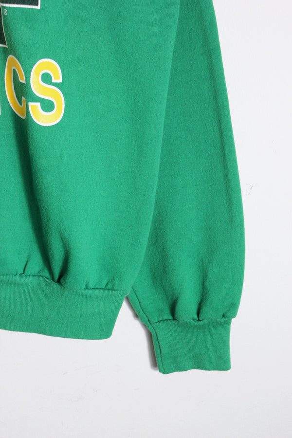 MADE IN USA 90'S NBA BOSTON CELTICS SWEATSHIRT / GREEN [SIZE: M USED]