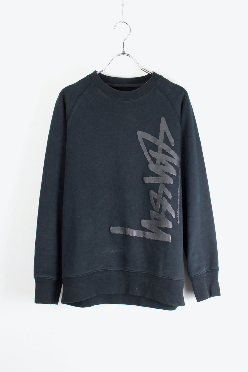 SCRIPT LOGO SWEAT SHIRT / BLACK [SIZE: S USED]