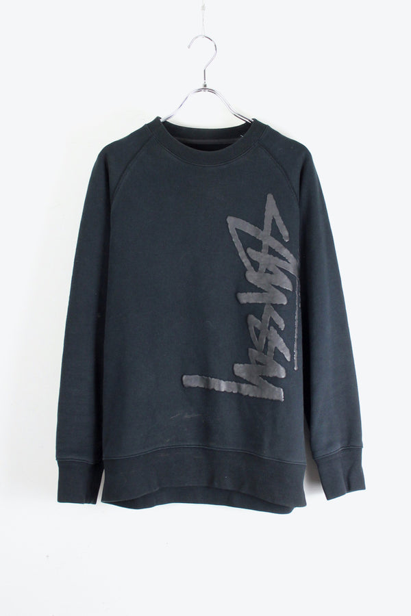 SCRIPT LOGO SWEAT SHIRT / BLACK [SIZE: S USED]