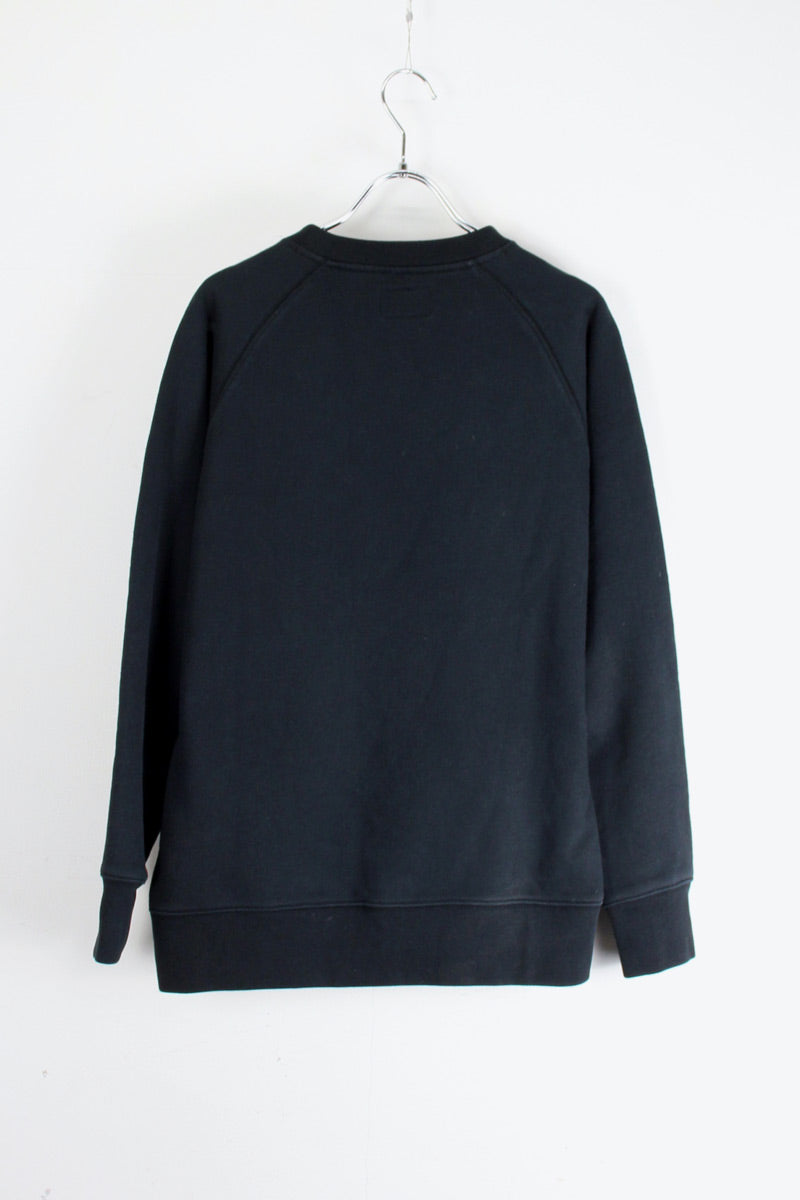 SCRIPT LOGO SWEAT SHIRT / BLACK [SIZE: S USED]