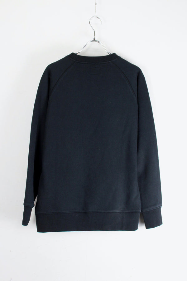 SCRIPT LOGO SWEAT SHIRT / BLACK [SIZE: S USED]