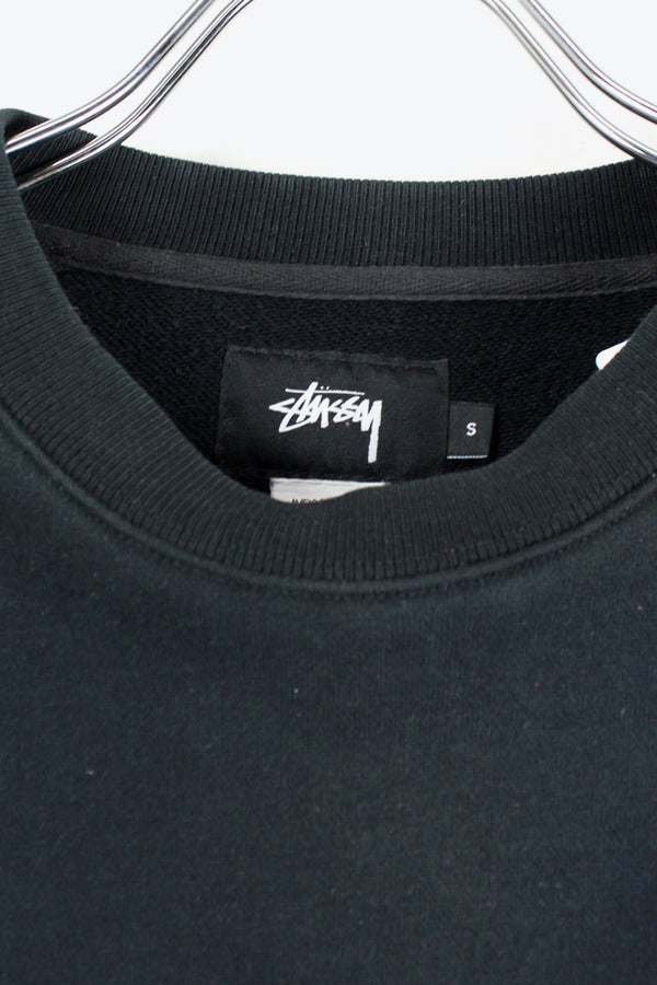 SCRIPT LOGO SWEAT SHIRT / BLACK [SIZE: S USED]