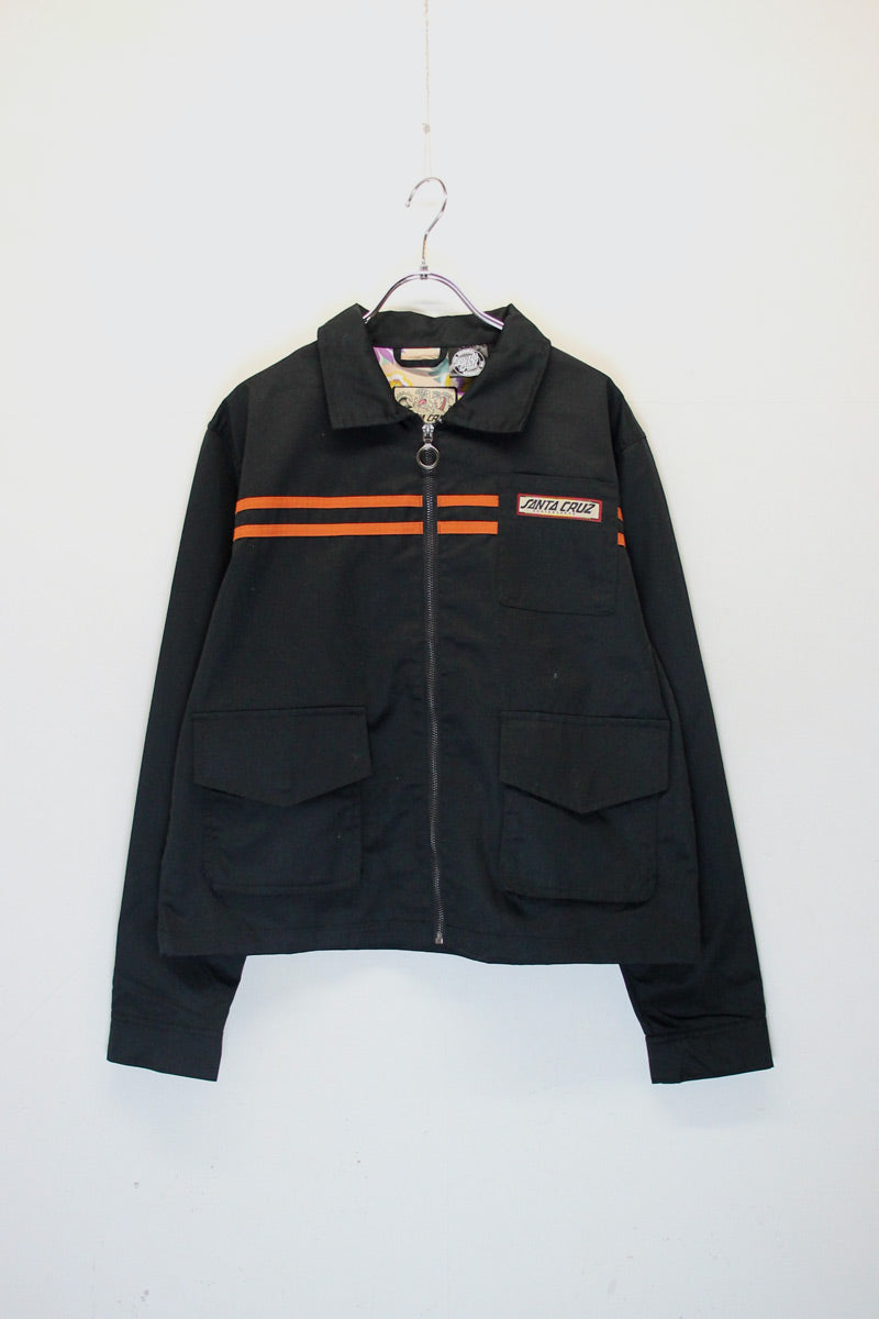 ZIP UP JACKET / BLACK [SIZE: S USED ]