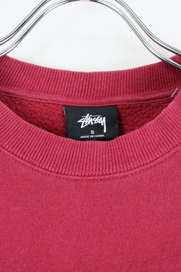 ONE POINT SWEATSHIRT / WINE RED [SIZE: S USED]