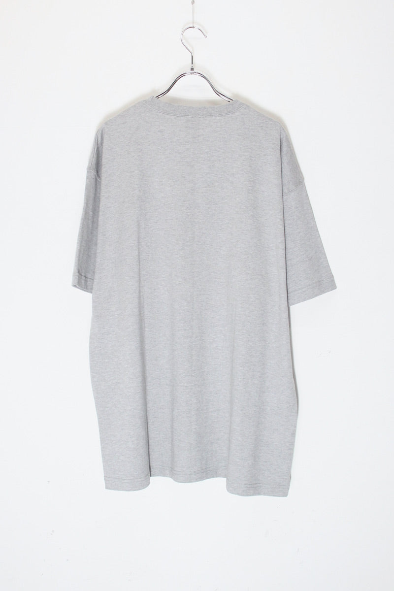 MADE IN USA 80'S ARMY PRINT T-SHIRT / GREY [SIZE: L DEADSTOCK/NOS]