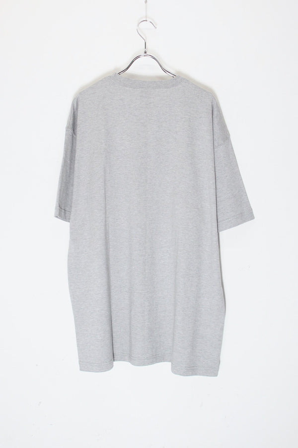 MADE IN USA 80'S ARMY PRINT T-SHIRT / GREY [SIZE: L DEADSTOCK/NOS]