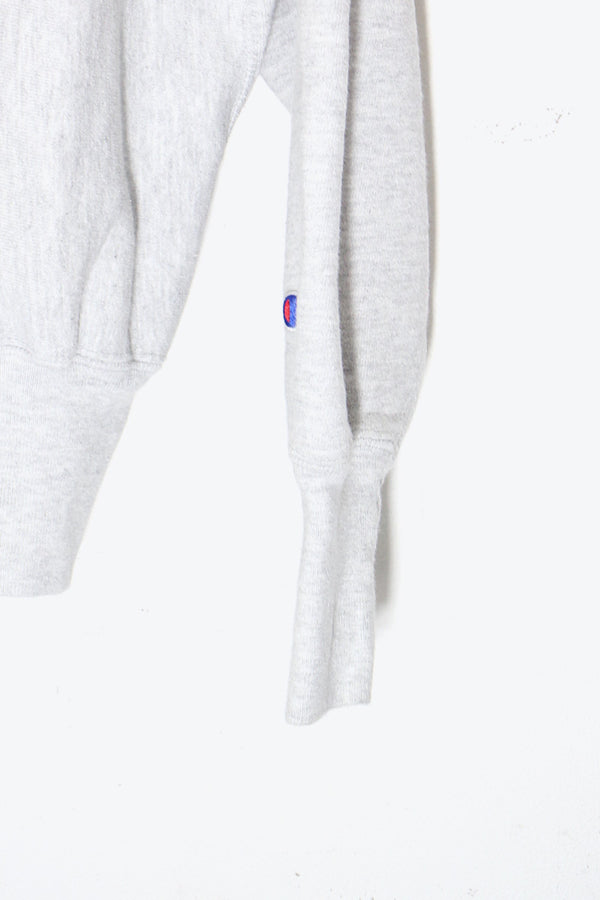 MADE IN USA 90'S HOOP PRINT REVERSE WEAVE SWEATSHIRT / GRAY [ SIZE:L USED ]
