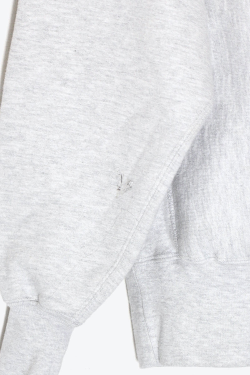 MADE IN USA 90'S HOOP PRINT REVERSE WEAVE SWEATSHIRT / GRAY [ SIZE:L USED ]