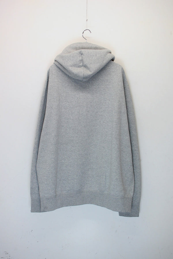 ONE POINT HOODIE SWEATSHIRT / GREY [SIZE: XL DEADSTOCK/NOS]