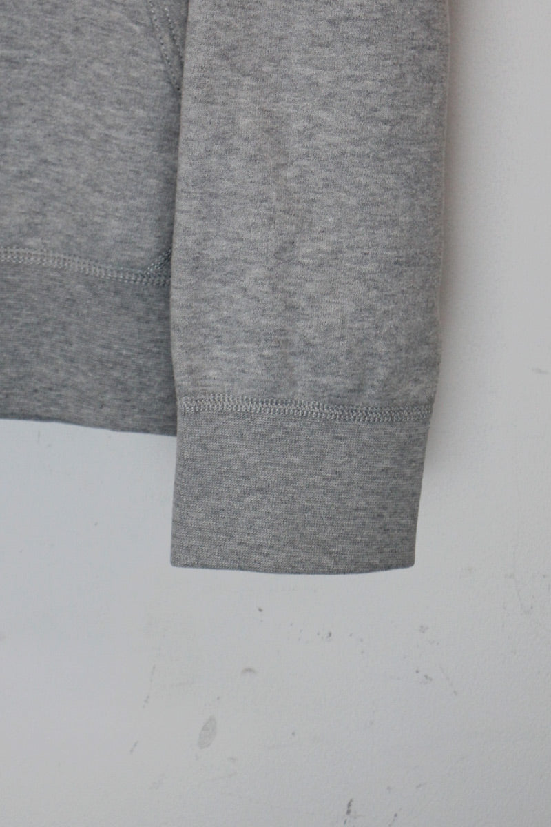 ONE POINT HOODIE SWEATSHIRT / GREY [SIZE: XL DEADSTOCK/NOS]