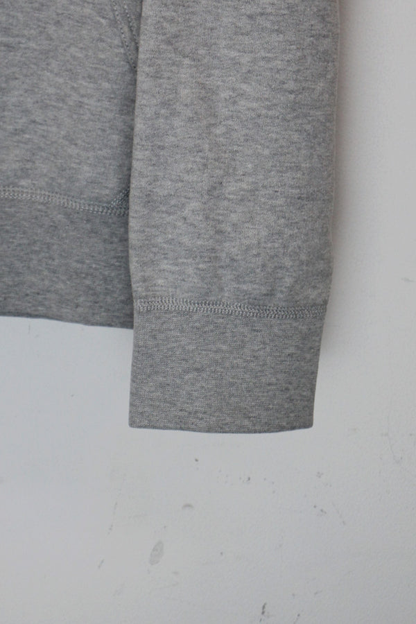 ONE POINT HOODIE SWEATSHIRT / GREY [SIZE: XL DEADSTOCK/NOS]