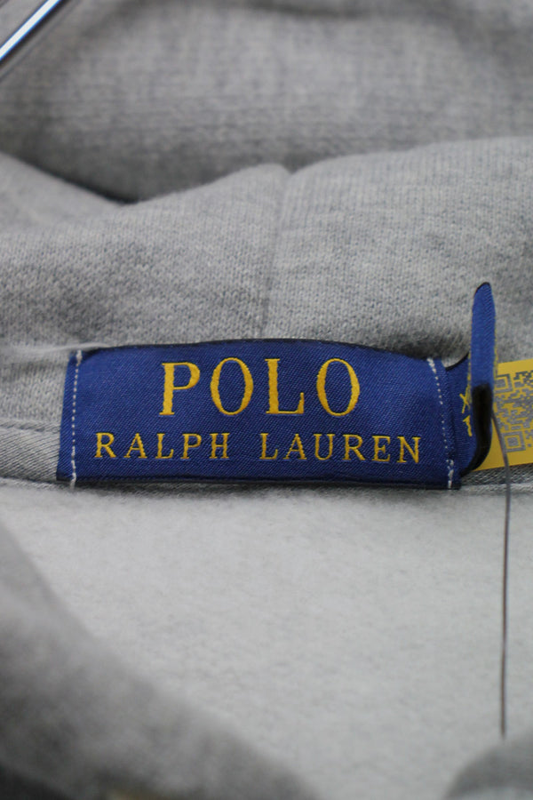 ONE POINT HOODIE SWEATSHIRT / GREY [SIZE: XL DEADSTOCK/NOS]