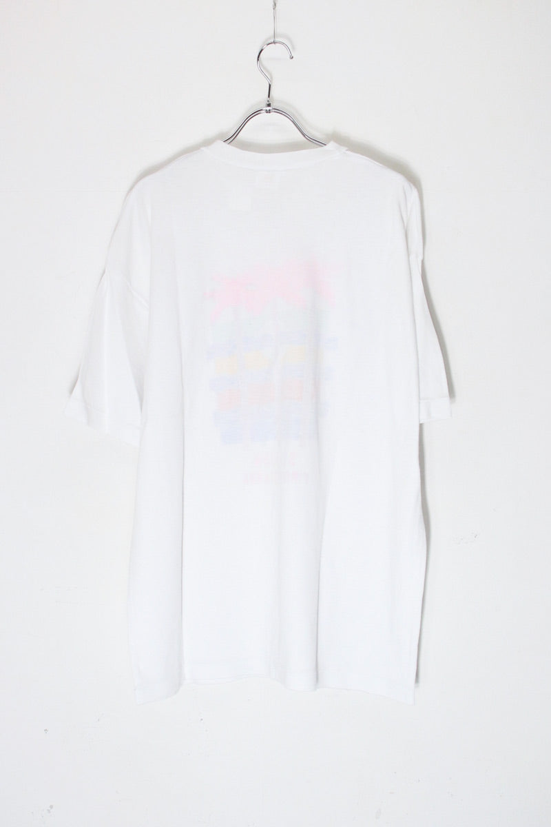90'S S/S ST. JOHN PRINT T-SHIRT / WHITE [SIZE: XXL USED]