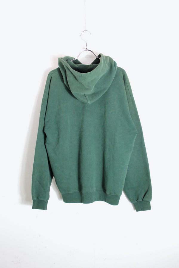 LOGO SWEAT HOODIE / GREEN [SIZE: M equivalent USED]