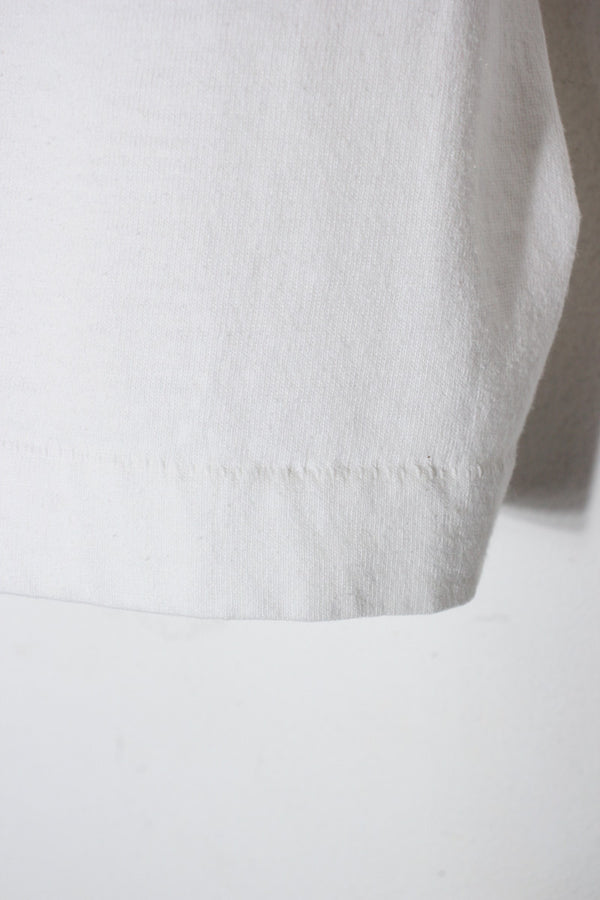 MADE IN USA 90'S S/S SHOPKO PRINT ADVERTISING T-SHIRT / WHITE [SIZE: XL USED]