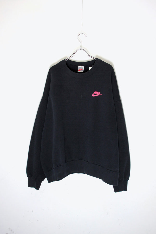 MADE IN USA 90'S JUST DO IT BACK PRINT SWEATSHIRT / BLACK [ SIZE:XL USED ]
