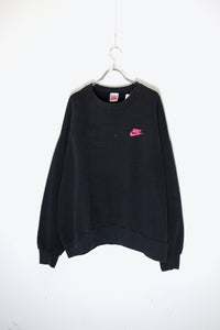 MADE IN USA 90'S JUST DO IT BACK PRINT SWEATSHIRT / BLACK［ SIZE:XL USED ]