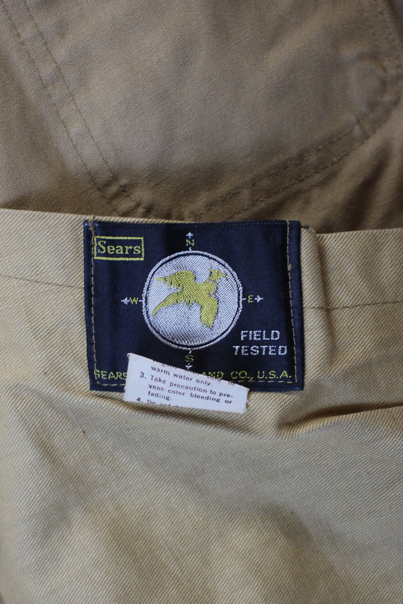 80'S HUNTING JACKET / CAMEL [SIZE: M USED]